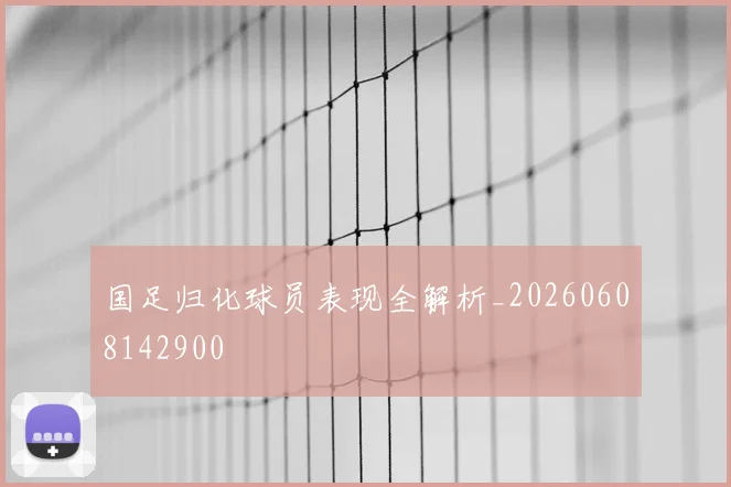 国足归化球员表现全解析_20260608142900